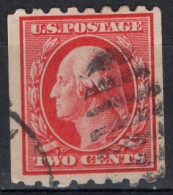 1910 2 Cents George Washington, Coil, Used (Scott #391) - Used Stamps