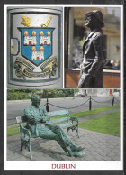 Ireland, Dublin, City Crest & Sculptures, Multiview, Unused - Dublin