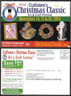 2014 South Carolina, Christmas Craft Fair Advertisement, Mailed - Advertising