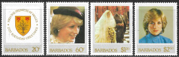 Barbados – 1982 Anniversary Of The Birth Of Princess Of Wales Mint Set - Barbades (...-1966)