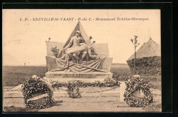 CPA Neuville-St-Vaast, Monument Tchèko-Slovaque  - Altri & Non Classificati
