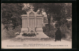 CPA Pont-de- Briques, Monument Commèmoratif Aux Enfants De La Commune, Morts Pour La Patrie  - Sonstige & Ohne Zuordnung