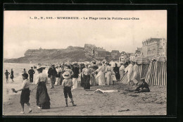 CPA Wimereux, La Plage Vers La Pointe-aux-Oies  - Other & Unclassified