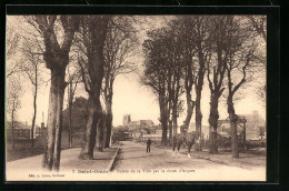 CPA Saint-Omer, Entrèe De La Ville Par La Route D`Arques  - Saint Omer