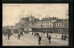 AK Brünn / Brno, Nové ústrední Nádrazí, Bahnhof  - Tchéquie