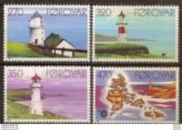 D660. Phares - Lighthouses - Feroe Yv 115-18 MNH - 1,50 (13-120-190) - Lighthouses