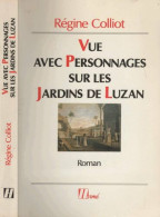 Vue Avec Personnages Sur Les Jardins De Luzan - Autres & Non Classés