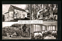 AK Mettelbach / Murrhardt, Hotel-Pension Haus Sonneneck, Schlossmühle Und Steinhäusle  - Sonstige & Ohne Zuordnung