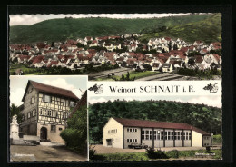 AK Schnait I. R., Ortsansicht Aus Der Vogelschau, Silchermuseum, Gemeindehalle  - Sonstige & Ohne Zuordnung