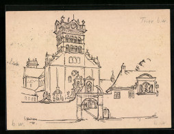 AK Trier, St. Matthias-Basilika, 800jähriges Weihe-Jubiläum 1948  - Trier