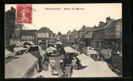 CPA Gamaches, Place Du Marche  - Sonstige & Ohne Zuordnung