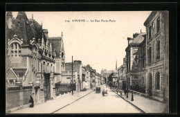 CPA Amiens, La Rue Porte Paris  - Amiens