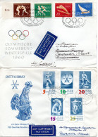 Vinter And Summer Olympic Games 1960 And 250 Years Anniversary Of Porcelainfactory  Meissener. - 1950-1970