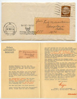 Germany 1940 Cover & Letter; Berlin - Kröger Staatliche Lotterie-Einnahme; 3pf. Hindenburg; Leipzig Fair Slogan Cancel - Brieven En Documenten