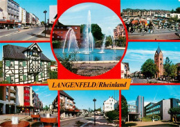 73904053 Langenfeld  Rheinland Ortsansichten Wasserspiele Fachwerkhaus Kirche - Langenfeld