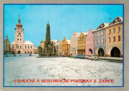 73904004 Zatec Saaz CZ Vanocni A Novorocni Pozdrav Z Zatec - Tschechische Republik