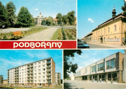 73903989 Podborany CZ Okr Louny Namesti MeNV Nova Vystavba Obchodni Dum Rubin - Czech Republic