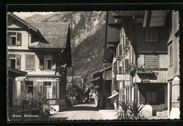 AK Brienz, Dorfstrasse Mit Photo-Atelier W. Schild  - Brienz