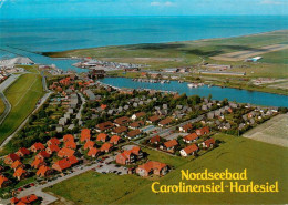 73903916 Carolinensiel-Harlesiel Ostfriesland Fliegeraufnahme Mit Hafen Und Feri - Wittmund
