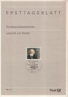 Germany Deutschland 1995-35 Leopold Von Ranke, German Historian Deutscher Historiker Historiograph, Canceled In Bonn - 1974-1980