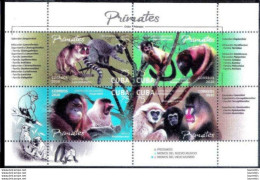 7461  Primates - MNH - 2020 - Cb - 2,85 - Scimmie