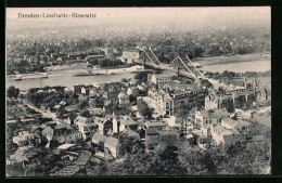 AK Dresden-Loschwitz, Blick Nach Blasewitz Aus Der Vogelschau  - Dresden