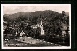 AK Tautenburg /Th., Teilansicht Mit Burg  - Otros & Sin Clasificación