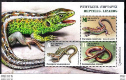 20790  Reptils - Lizards - Belarus BF - MNH - 2,35 - Otros & Sin Clasificación