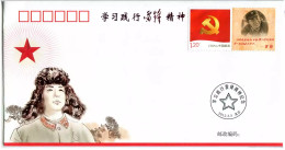 China Cover 2012/PFTN-72 Studying & Practicing The "Lei Feng Spirit” 1v MNH - Enveloppes