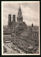 AK München, Rathaus Und Frauenkirche  - Muenchen