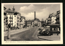 AK Bad Nauheim, Blick In Die Bahnhofstrasse  - Bad Nauheim