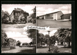 AK Richterich, Schloss Schönau, Turnhalle, Hauptstrasse, Ehrenmal  - Autres & Non Classés