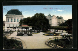 AK Franzensbad, Kurgarten Und Kurhaus  - Tchéquie