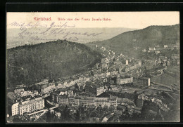 AK Karlsbad, Blick Von Der Franz Josefs-Höhe  - Czech Republic