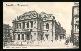 AK Budapest, Operaház  - Ungheria