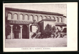 Cartolina Roma, Chiesa Di S. Sabina (Esterno)  - Sonstige & Ohne Zuordnung