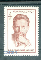 1971 Vatslav Vorovsky,Russian Bolshevik,Marxist Revolutionary,Russia,3929,MNH - Ungebraucht