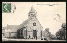 CPA Anglesqueville-sur-Saane, L`Eglise  - Andere & Zonder Classificatie