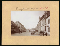 Fotografie Brück & Sohn Meissen, Ansicht Ehrenfriedersdorf, Partie In Der Schützenstrasse, Neumarkt, Fleischer Graup  - Lieux