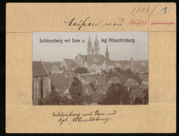 Fotografie Brück & Sohn Meissen, Ansicht Meissen I. Sa., Schlossberg Mit Dem Dom Und König Albrechtsburg  - Lieux
