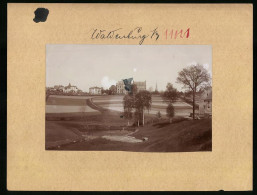 Fotografie Brück & Sohn Meissen, Ansicht Waldenburg I. Sa., Blick In Den Ort Mit Fürstlichem Seminar  - Orte