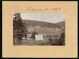 Fotografie Brück & Sohn Meissen, Ansicht Rehefeld, Blick Auf Das Kgl. Jagdschloss  - Orte