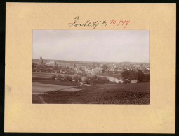 Fotografie Brück & Sohn Meissen, Ansicht Rochlitz I. Sa., Stadtpanorama Mit Blick Auf Das Schloss  - Places