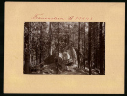 Fotografie Brück & Sohn Meissen, Ansicht Frauenstein, Blick Auf Die Franz-Josefs-Ruine  - Orte