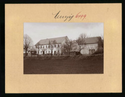 Fotografie Brück & Sohn Meissen, Ansicht Munzig, Partie Am Gasthaus Munzig  - Lieux