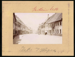 Fotografie Brück & Sohn Meissen, Ansicht Geithain, Chemnitzer Strasse Mit Fahrrad-Schlosserei  - Orte