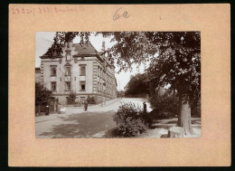 Fotografie Brück & Sohn Meissen, Ansicht Limbach I. Sa., Strasse Am Amtsgericht  - Lieux