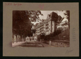 Fotografie Brück & Sohn Meissen, Ansicht Bad Elster, Strasse Am Palast-Hotel  - Orte