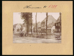 Fotografie Brück & Sohn Meissen, Ansicht Hainichen, Kinder Am Graben In Der Hospitalstrasse  - Places