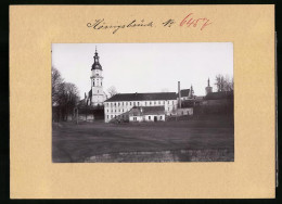 Fotografie Brück & Sohn Meissen, Ansicht Königsbrück, Hauptkirche Mit Schlossmühle  - Orte